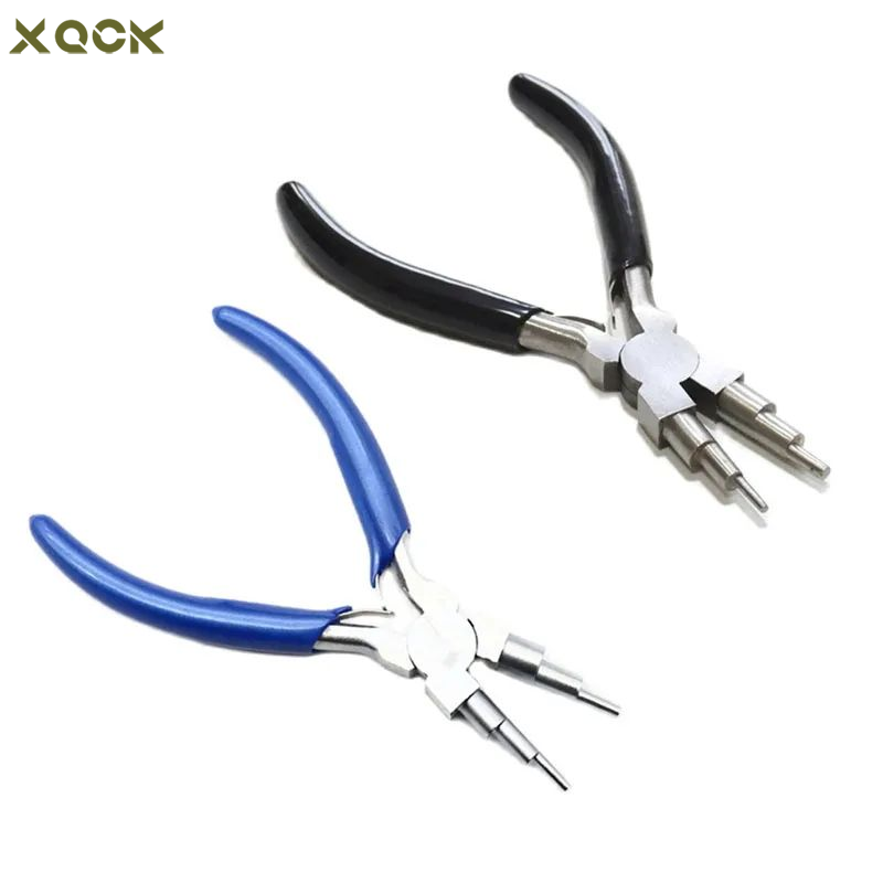 Jewelry Making Pliers Set - 6 in 1 ベイル作成プライヤー マルチステップリングループ DIY