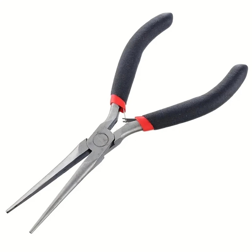Jewelry Making Round Nose Pliers - ミニロングノーズプライヤー ジュエリー 1.5インチ プライヤー フラットラウンドノーズ＆カッター付き DIYクラフト
