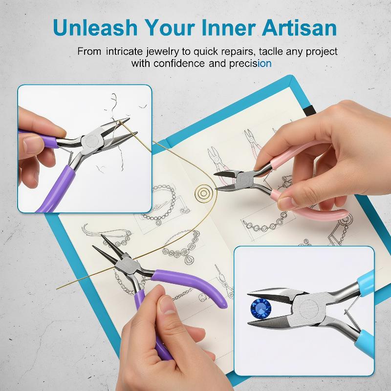 Jewelry Making Pliers Set - ジュエリー製作ツール 多機能プライヤー ツールセット DIY ブレスレット イヤリング