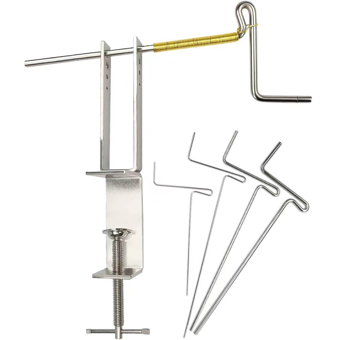 Jewelry Making Jig - 6個入りデラックスワイヤーコイリングジグセット、マンドレル付きジュエリー作成ツールキット、DIYジュエリークラフト用コイルワインダーギズモ