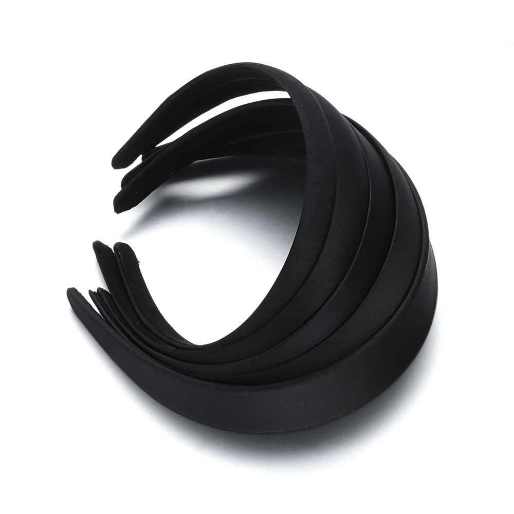 1pc 黒フルラップ布プラスチックヘッドバンド 1.5-4  - Jewelry Making Jig のレビューと価格