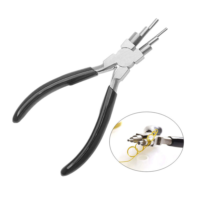 6 in 1 ベイル作成プライヤー マルチステップリングルー - Jewelry Making Pliers Set のレビューと価格
