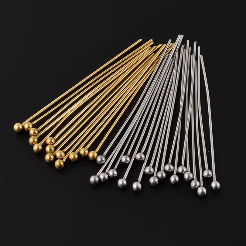 50 ピース/ロット 18 18k ゴールドメッキボールヘッ - Jewelry Making Jig のレビューと価格