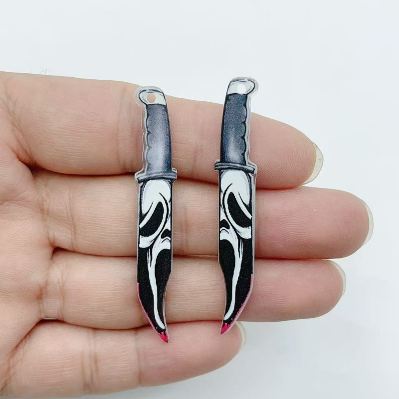 アクリル製ジュエリー10個 ハロウィンペンダント DIYイヤ - Jewelry Making Ideas のレビューと価格