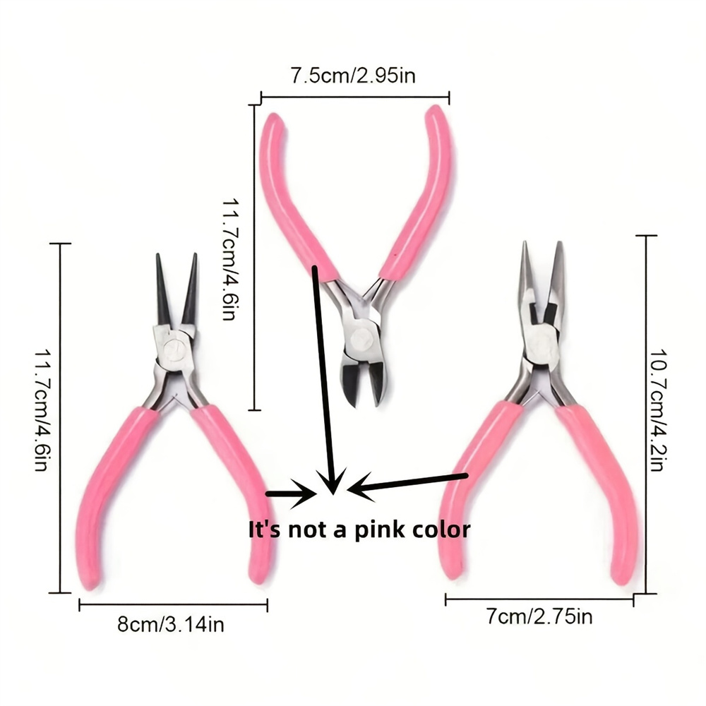 1セットの上級者向け製作工具セット、丸型ノーズプライヤー、尖 - Jewelry Making Round Nose Pliers のレビューと価格