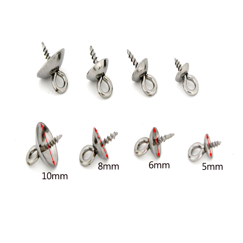 20個入り ステンレス製クラスプ フック スクリューアイピン - Jewelry Making Ideas のレビューと価格