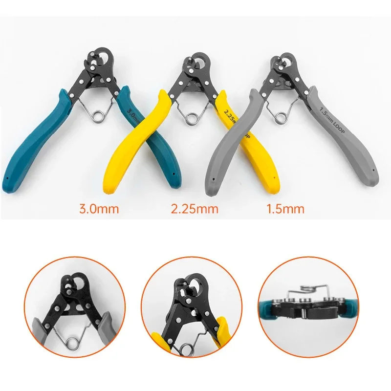 ワイヤーローリングプライヤー 1.5/2.25/3.0 ミリ - Jewelry Making Round Nose Pliers のレビューと価格
