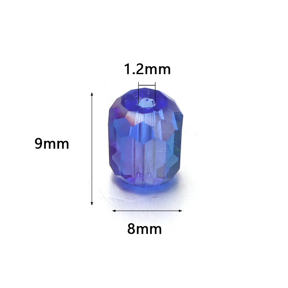 20 個 8 ミリメートル円筒形ファセットクリスタルビーズラ - Jewelry Making Beginners のレビューと価格