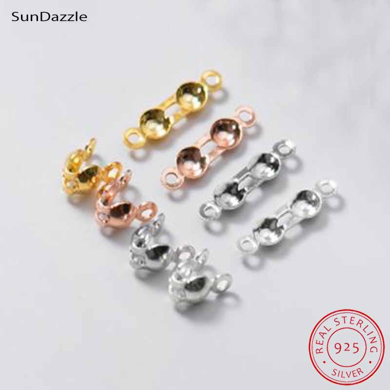 4個入り 本物の純銀925製 クロージャーエンドビーズ クラ - Jewelry Making Ideas のレビューと価格