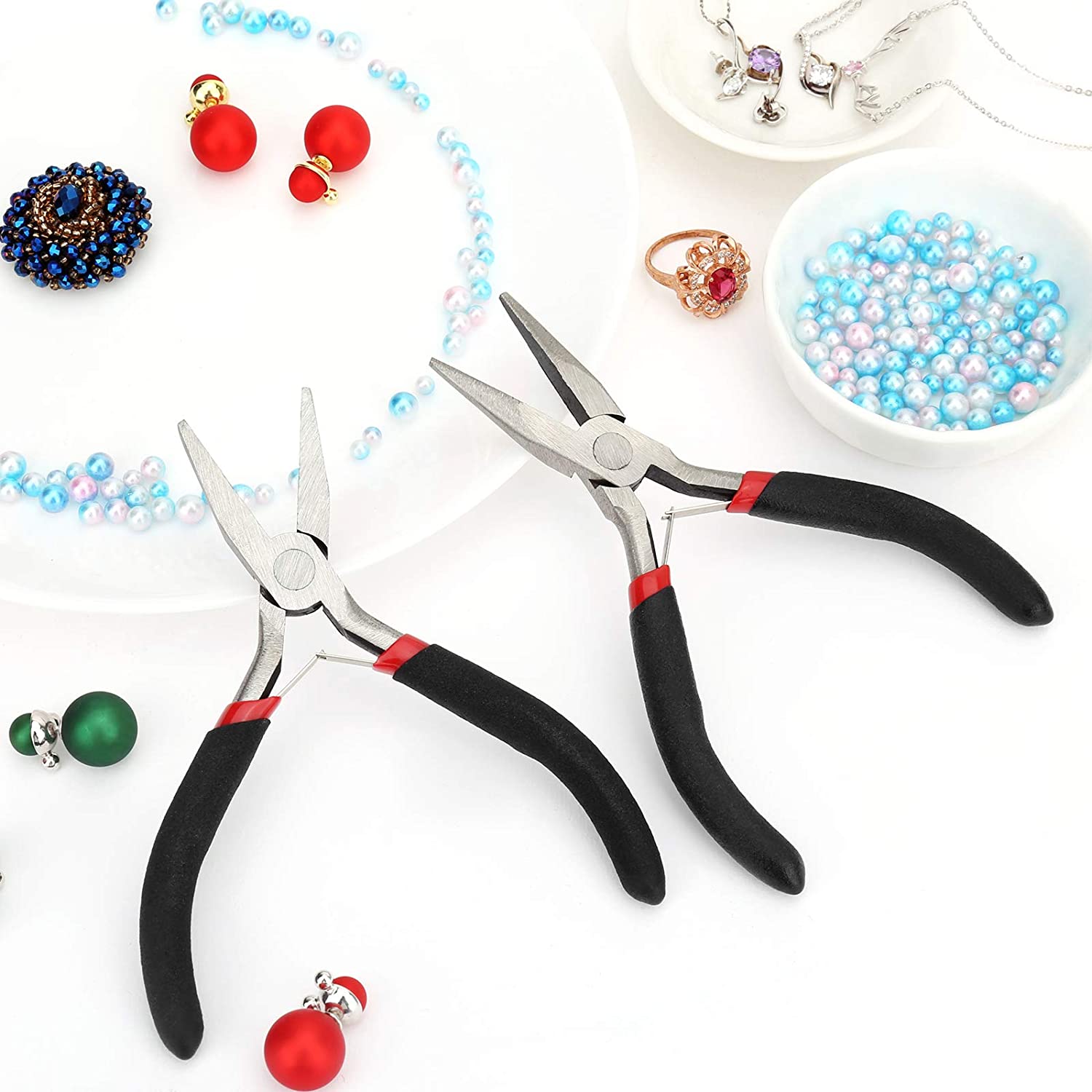 ジュエリー作成 DIY ツールセット修理アクセサリープライヤ - Jewelry Making Pliers Set のレビューと価格