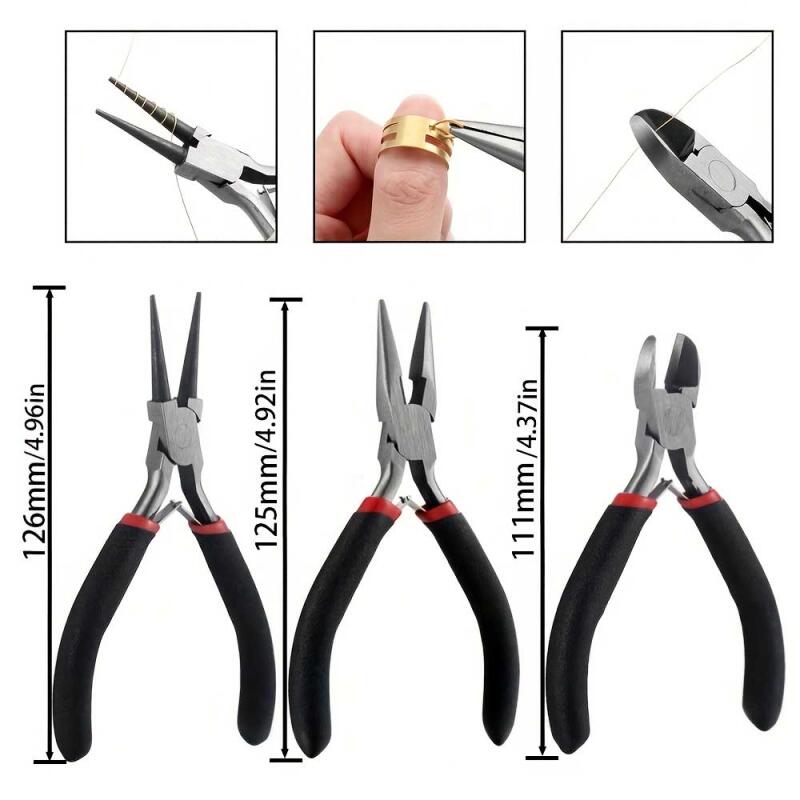 1個/セット DIYハンドツールプライヤーセット、ジュエリー - Jewelry Making Pliers Set のレビューと価格