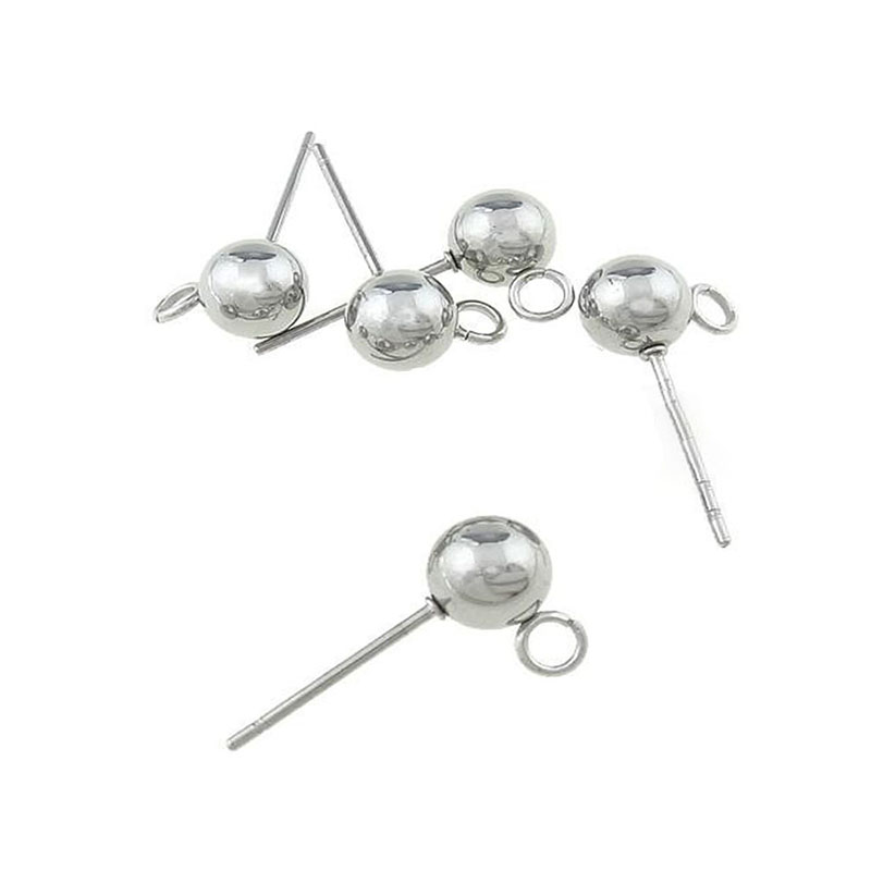 20個入り ステンレス製 3/4/5/6/8mm 丸型ボール - Jewelry Making Factory のレビューと価格