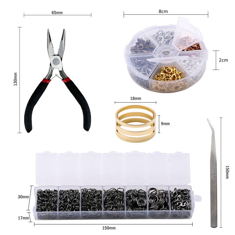 ジュエリー製作用品セット オープンジャンプリング、ジュエリー - Jewelry Making Pliers Set のレビューと価格