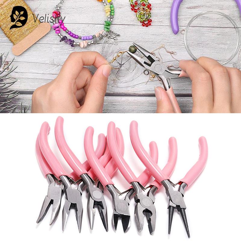 ジュエリー作り用ミニプライヤー、斜め、丸型、高品質の針鼻、手 - Jewelry Making Round Nose Pliers のレビューと価格
