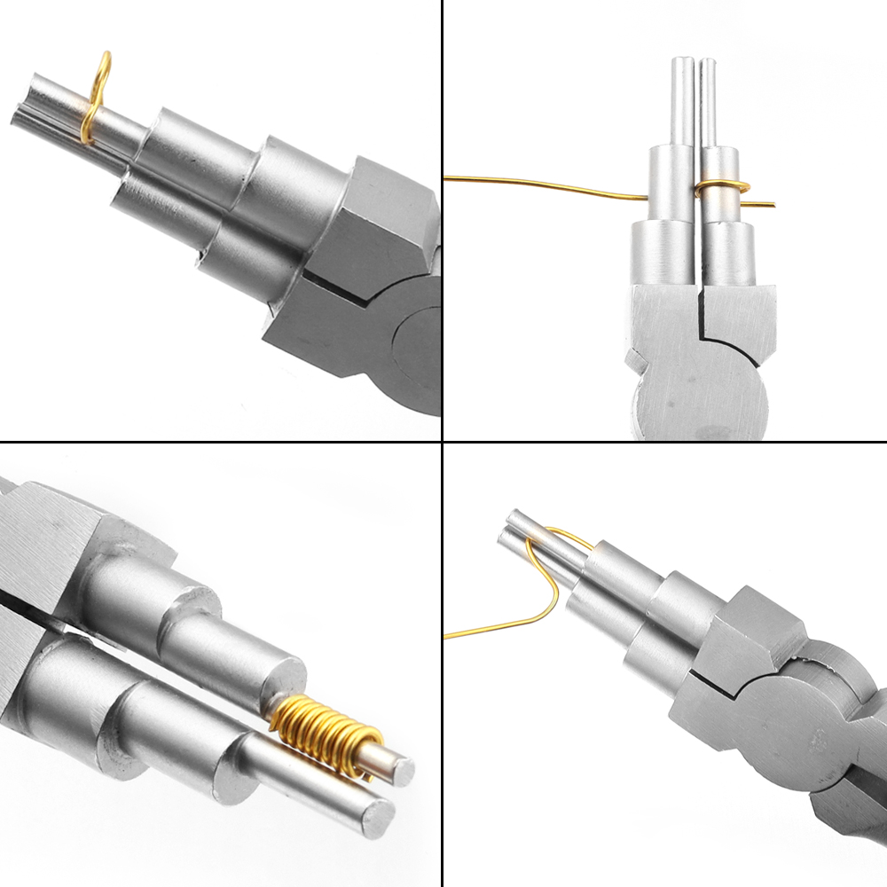 6-in-1 カーボン鋼製 丸型ノーズプライヤー、ジュエリー - Jewelry Making Round Nose Pliers のレビューと価格