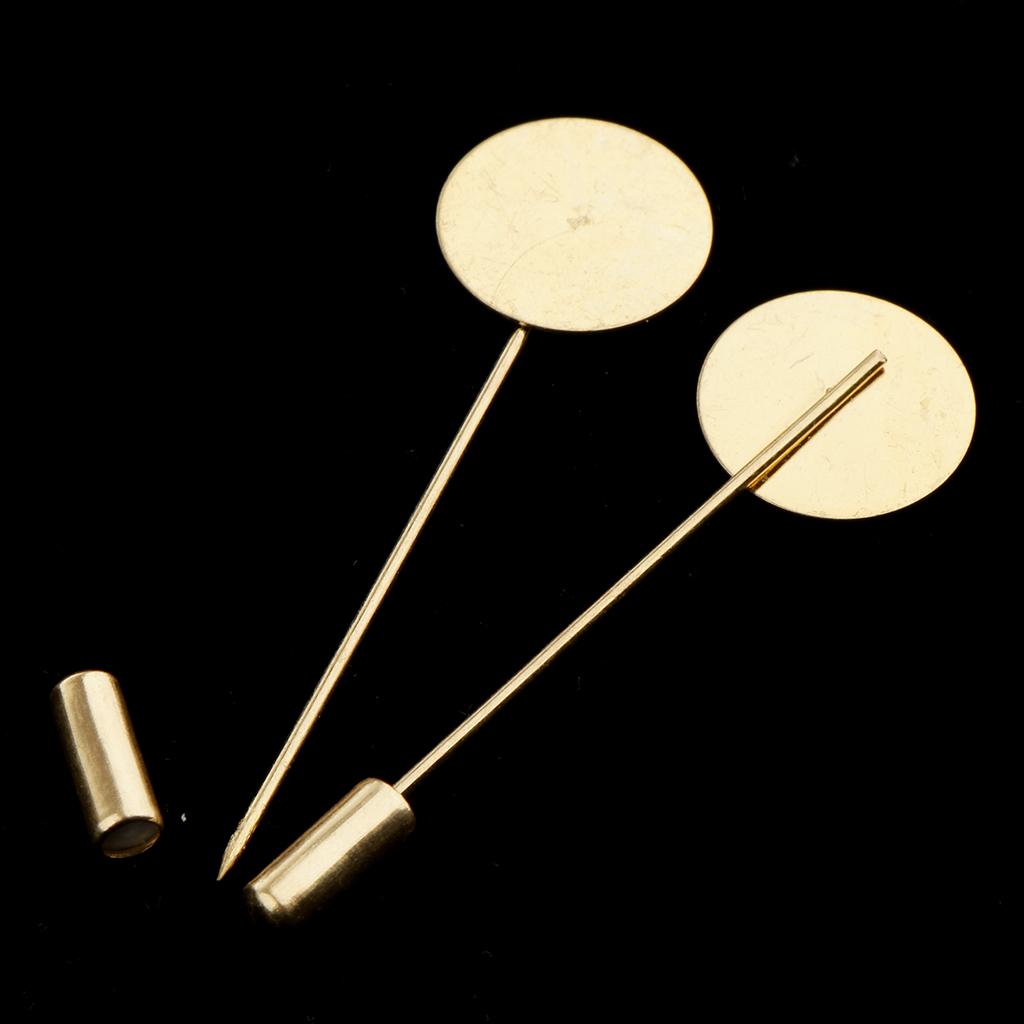 襟元用のトレイ型ブローチ、銅製のピン、銀製のアクセサリー。D - Jewelry Making Event のレビューと価格