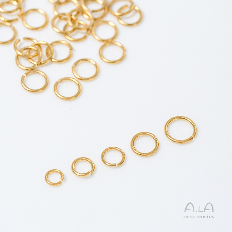 ベトナムサンドゴールド 強い色保持性 オープンジャンプリング - Jewelry Making Vietnam のレビューと価格