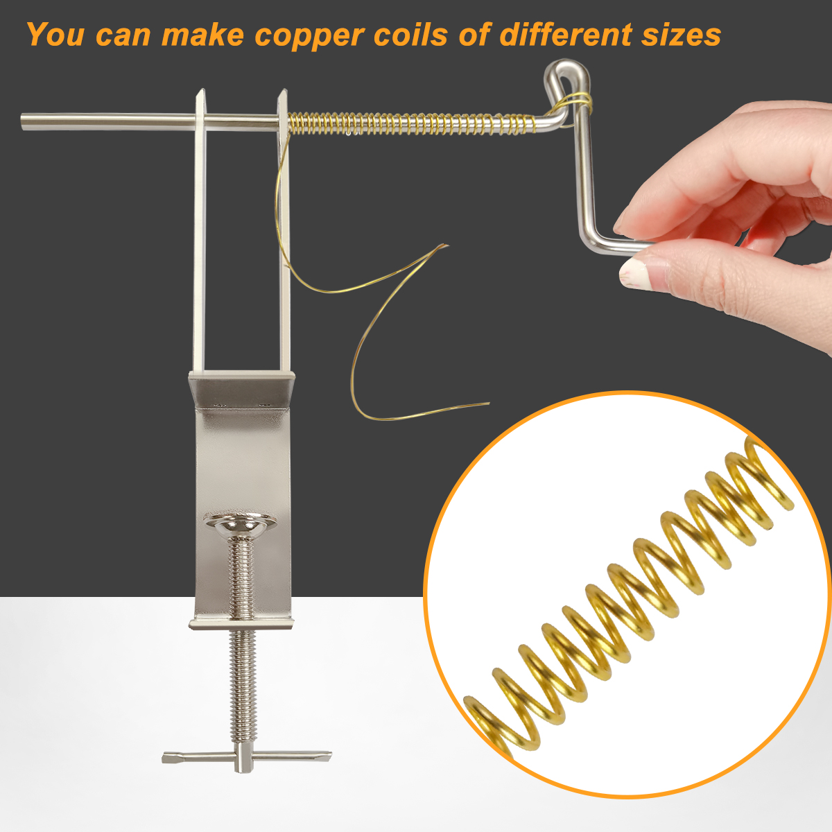 6個入りデラックスワイヤーコイリングジグセット、マンドレル付 - Jewelry Making Jig のレビューと価格