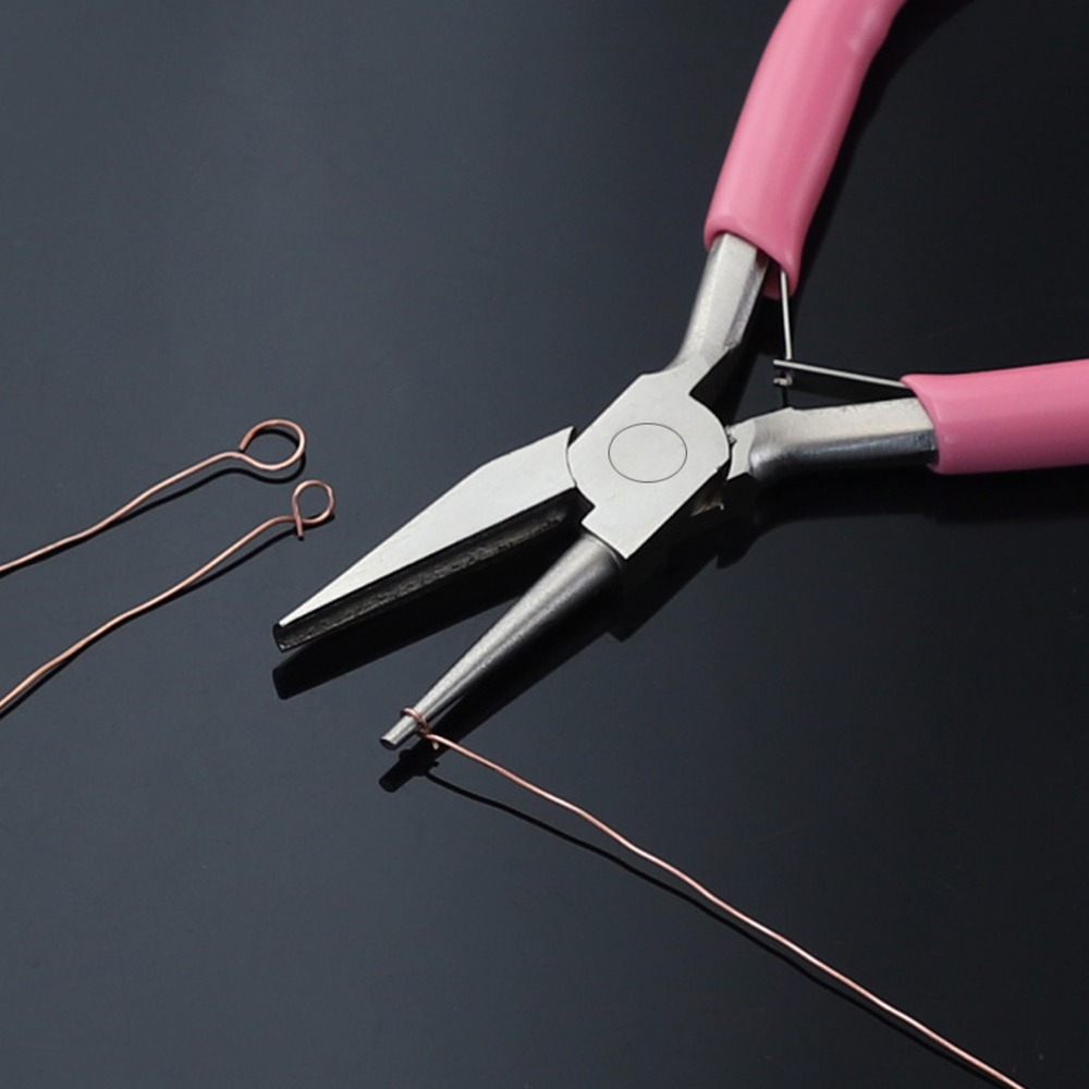 2 個凹面ジョーラウンドノーズプライヤーハーフグルーブハーフ - Jewelry Making Round Nose Pliers のレビューと価格