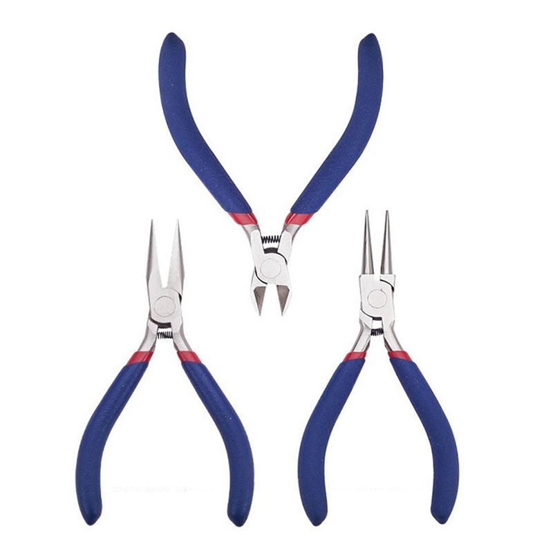 *ABKM 1セット3個入りジュエリープライヤーセット炭素鋼 - Jewelry Making Round Nose Pliers のレビューと価格