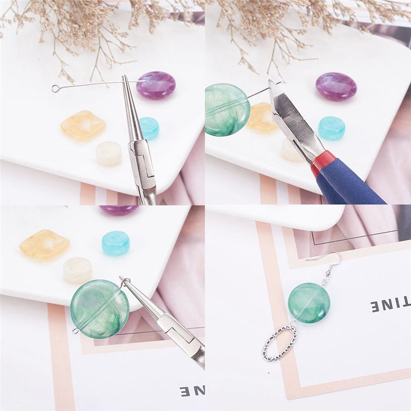 *ABKM 1セット3個入りジュエリープライヤーセット炭素鋼 - Jewelry Making Round Nose Pliers のレビューと価格