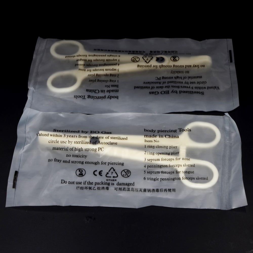 1PC アクリルボディピアス EO ガス鉗子で滅菌クランププ - Jewelry Making Round Nose Pliers のレビューと価格