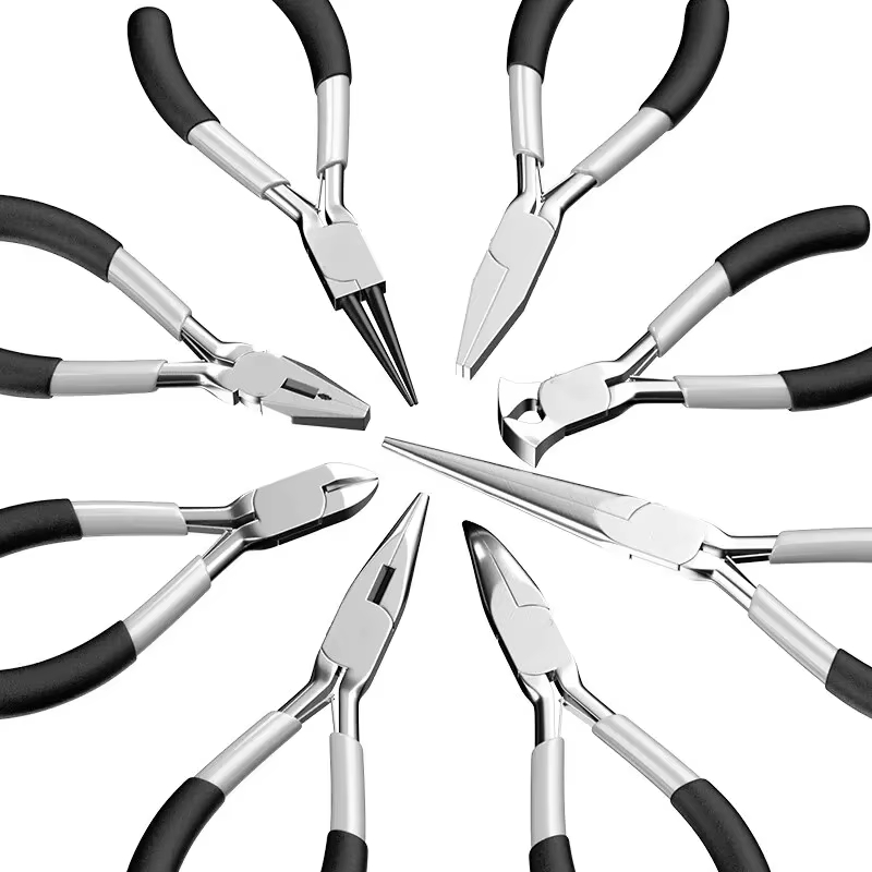高炭素鋼ジュエリー作成用プライヤー耐久性のあるニードルラウン - Jewelry Making Round Nose Pliers のレビューと価格